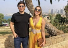 Eduardo Schnitman e Natália Marchesini: lua de mel em Israel