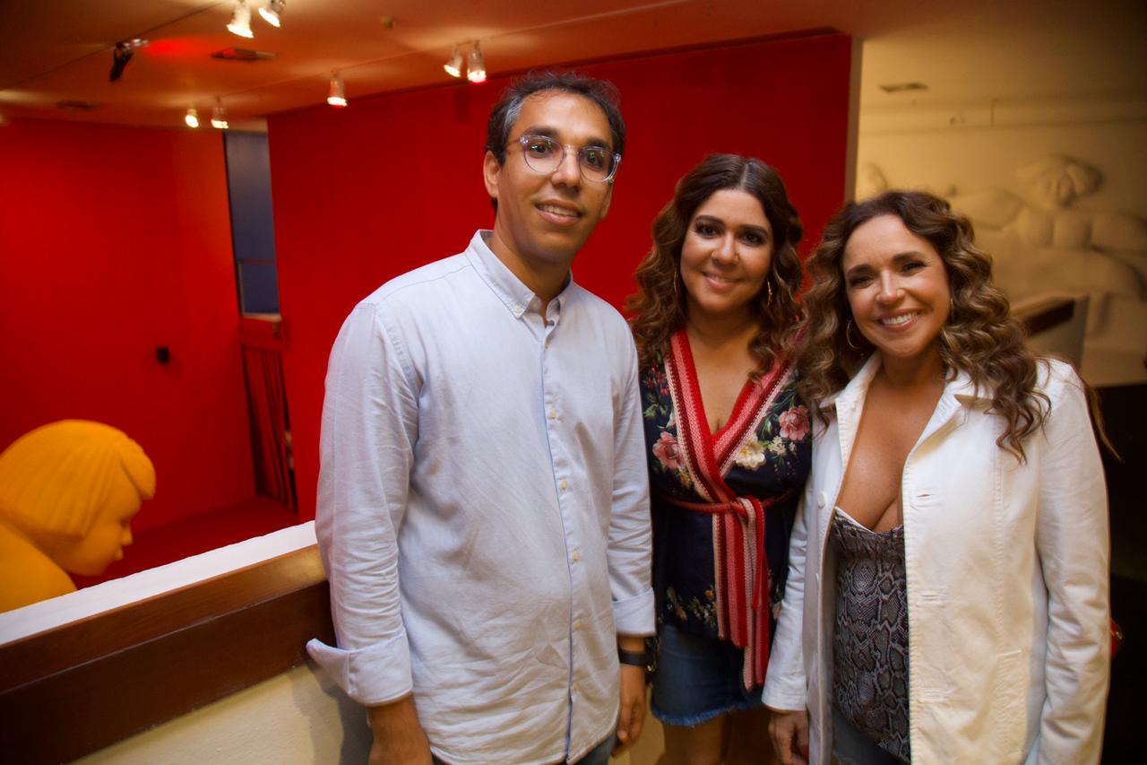 Chico Kertész com Malu e Daniela Mercury