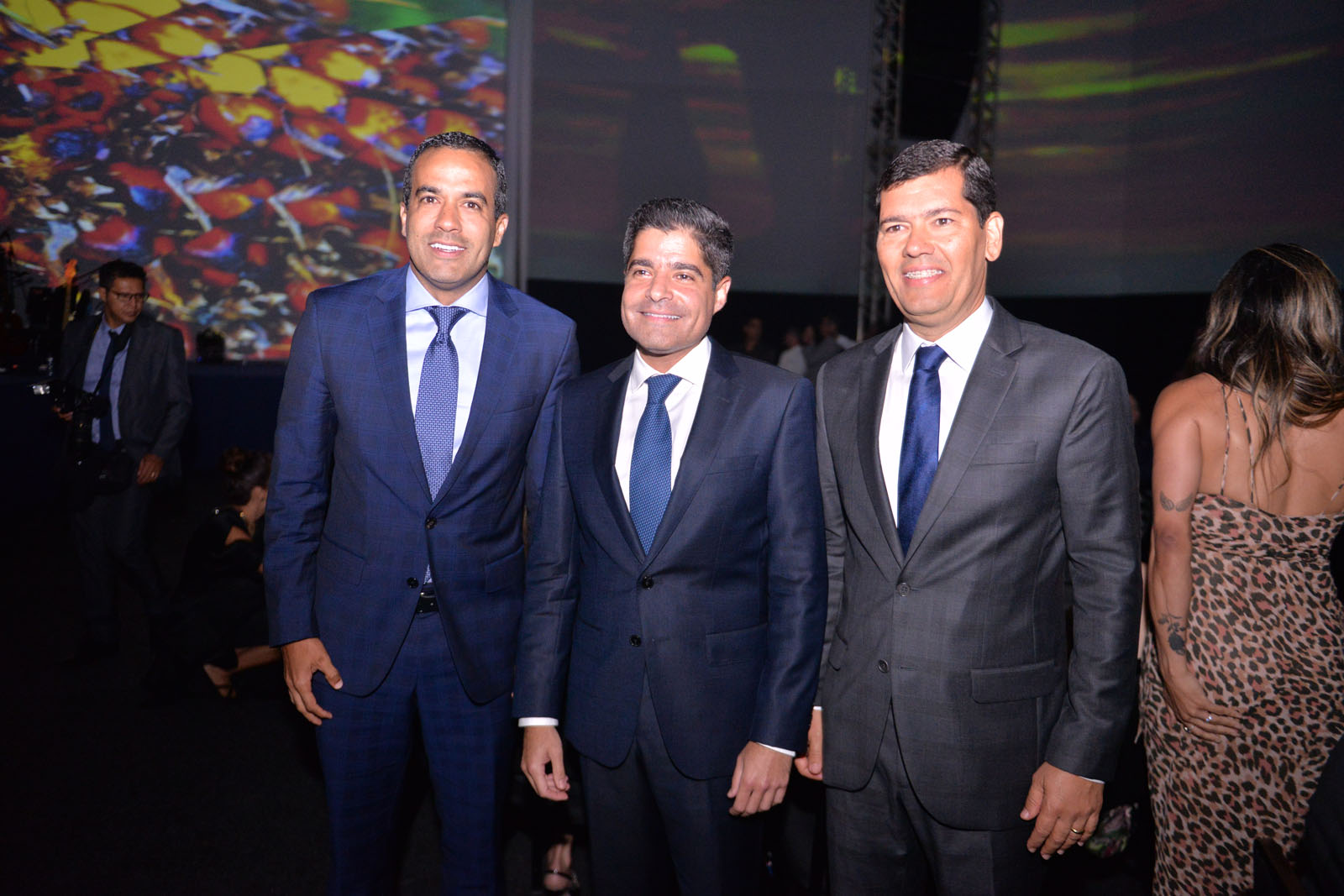 Bruno Reis, ACM Neto e Claudio Tinoco