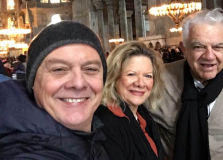 Biga Suarez, Fernando Miziara e Marcelo Kruschewsky estão em Istambul