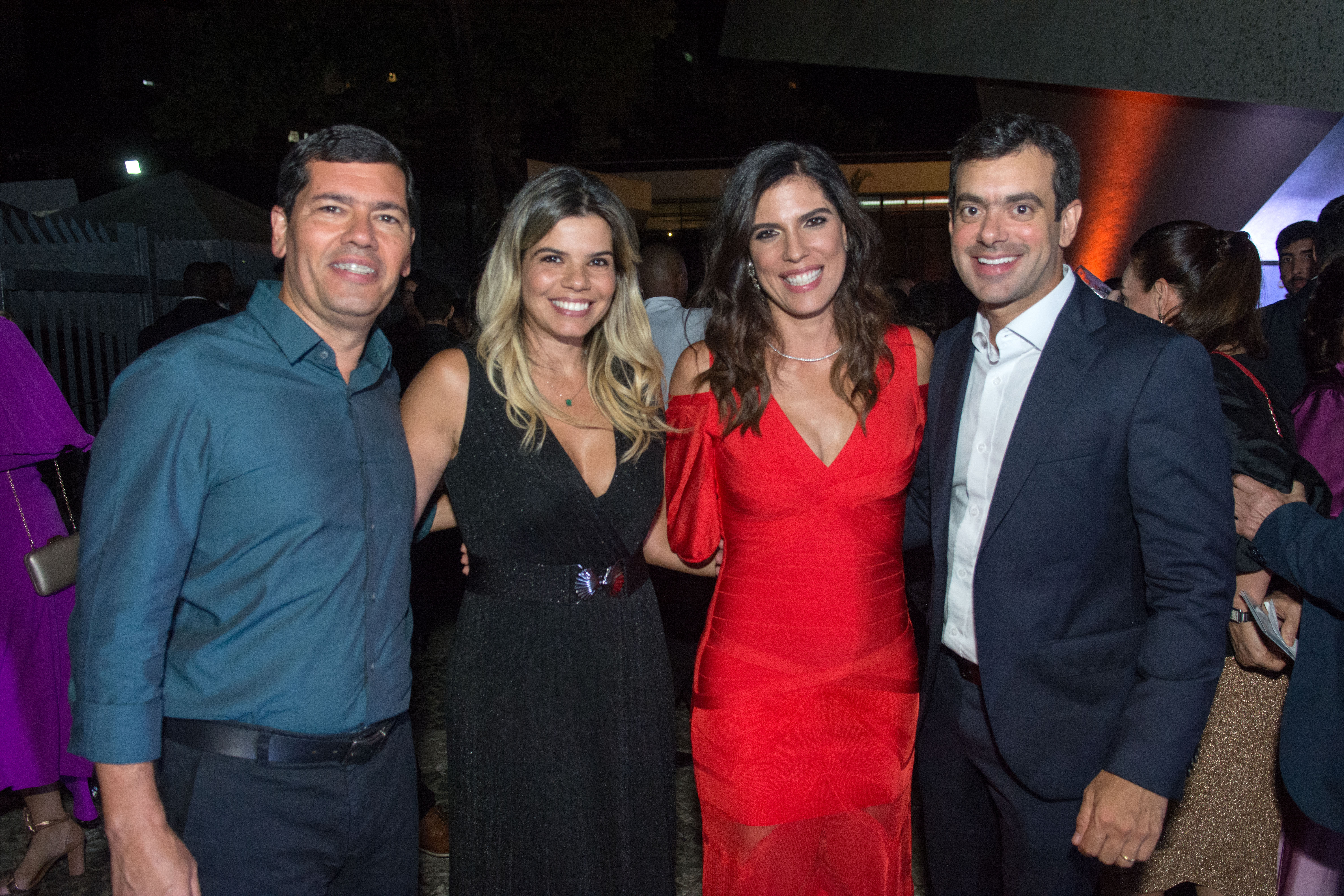 Claudio e Alana Tinoco com Ana Coelho e Tiago Correia