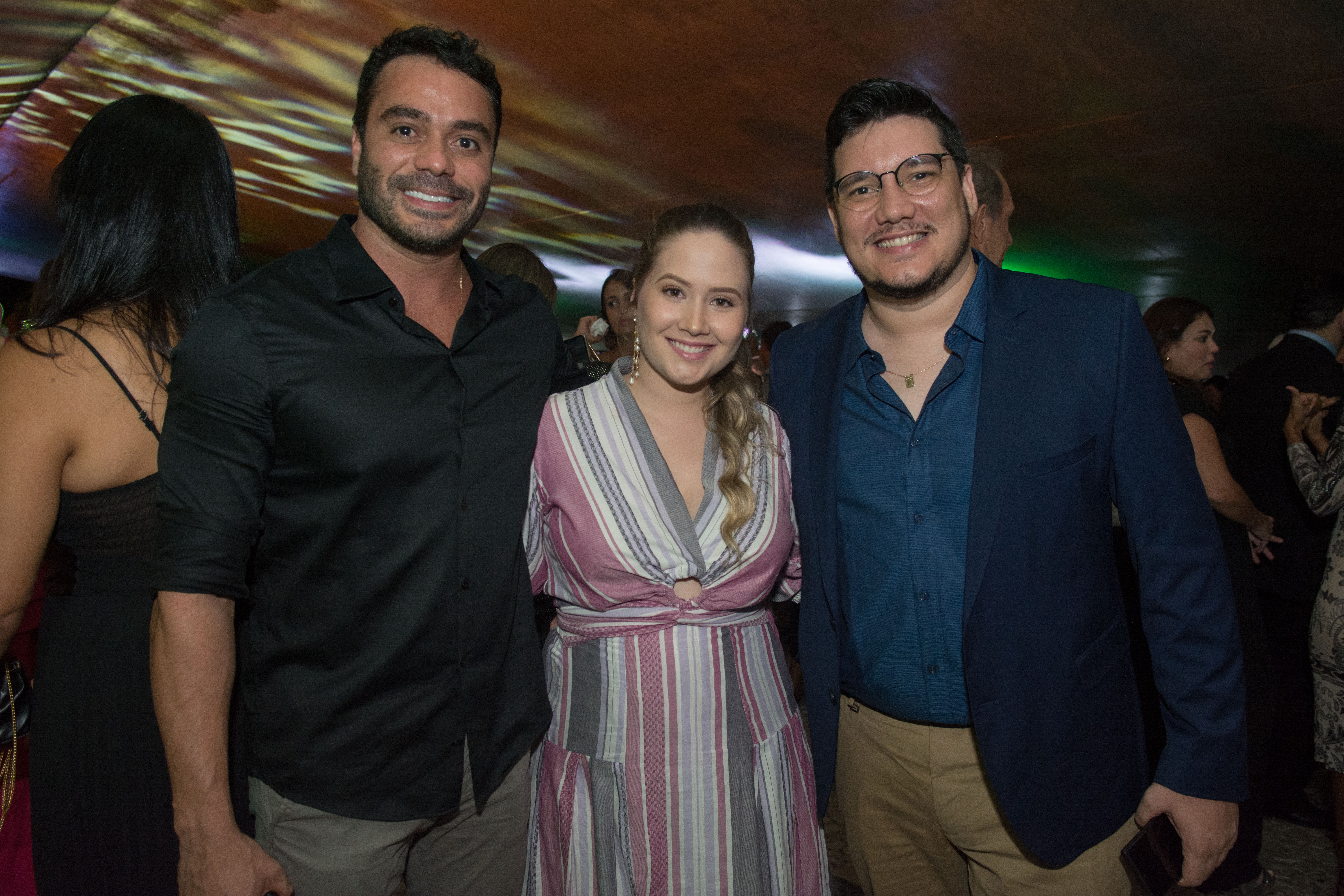 Aldinho Benevides, Jéssica Leite e Edgard Abbehusen