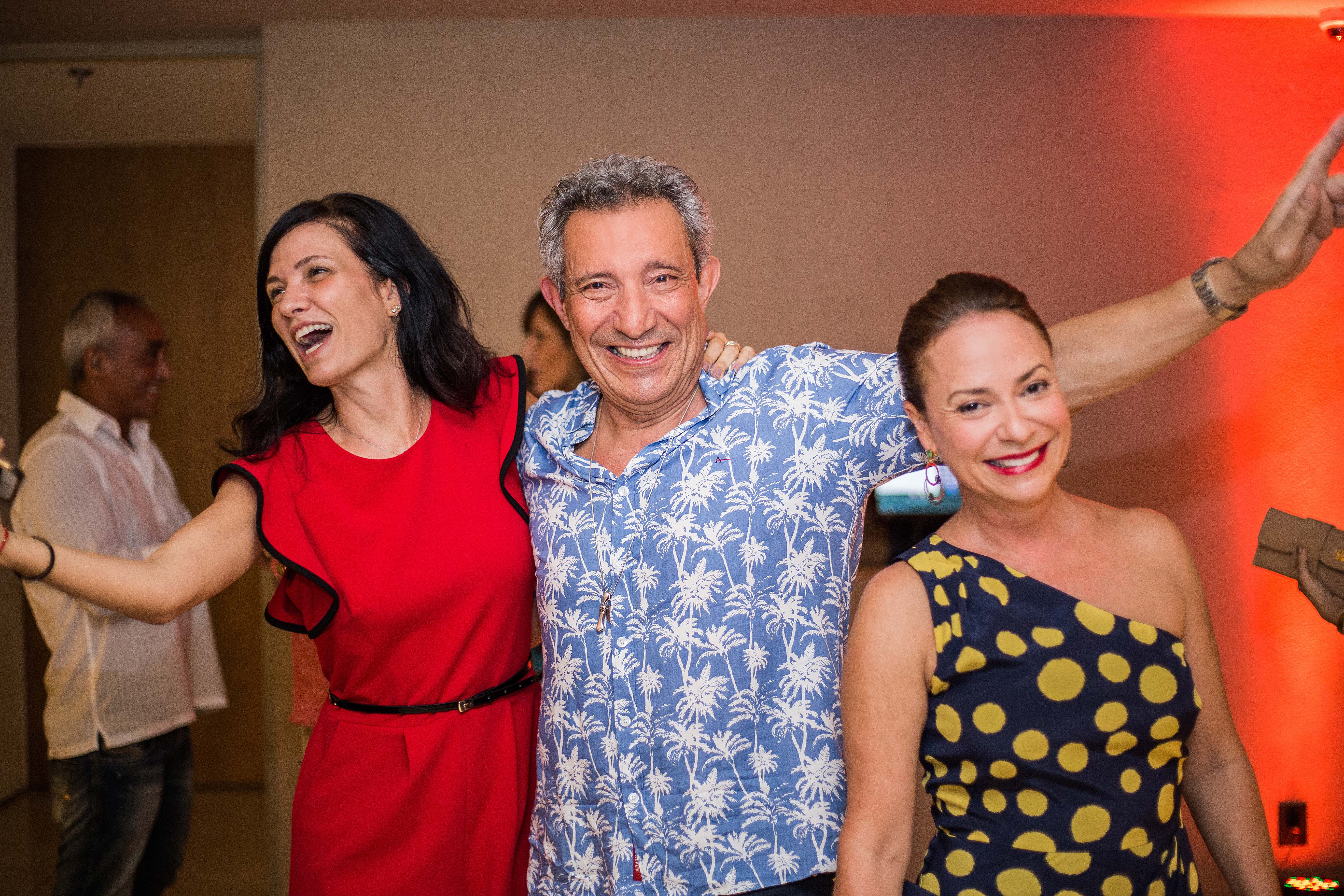 Cris Visnevski, Peter Bafiti e Regininha Mendes