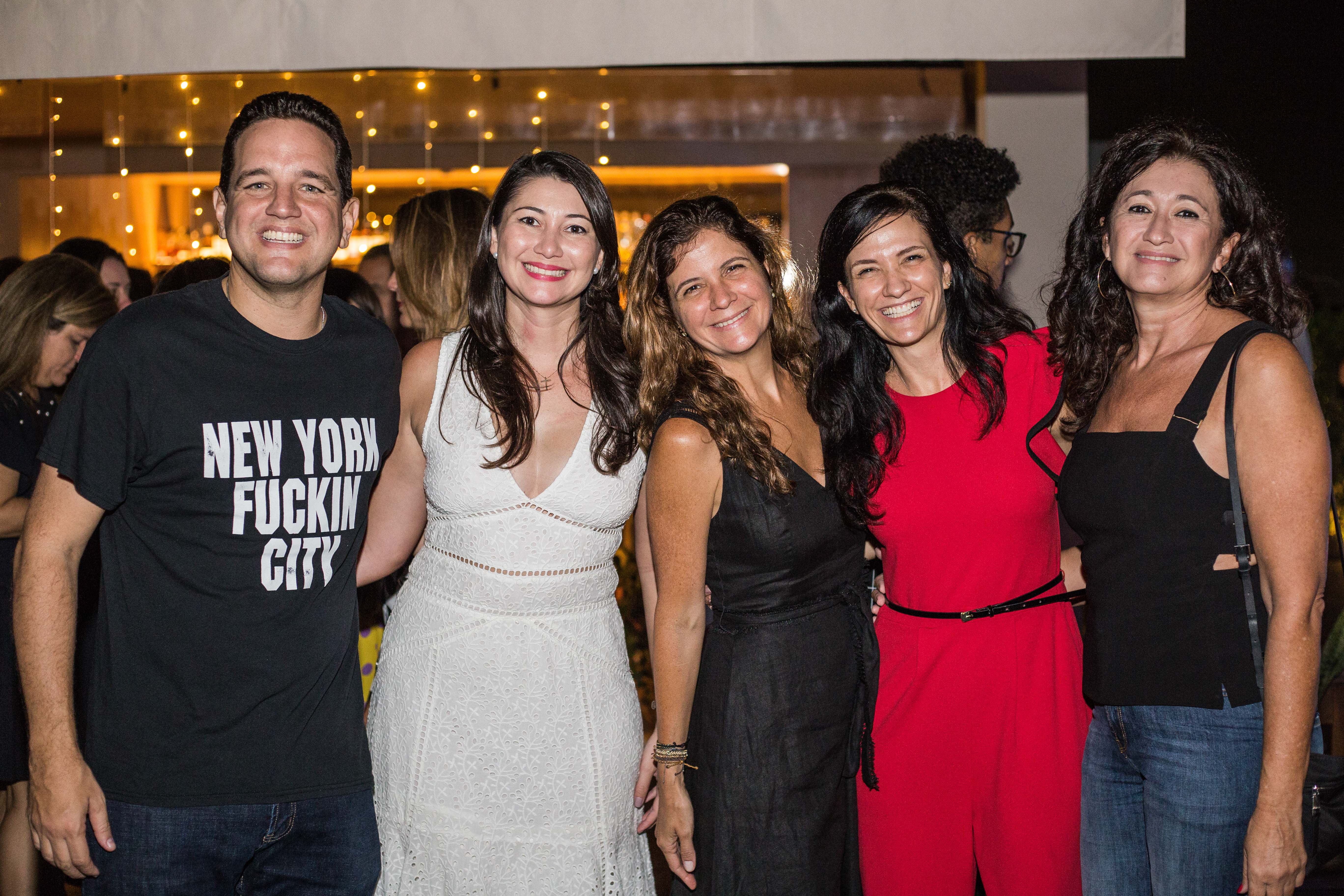 Kiko Silva, Cissa Zanchet, Claudia e Cris Visnevski e Eliane Zanchet.