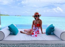 Carol Lisbôa aproveita lua de mel nas Ilhas Maldivas