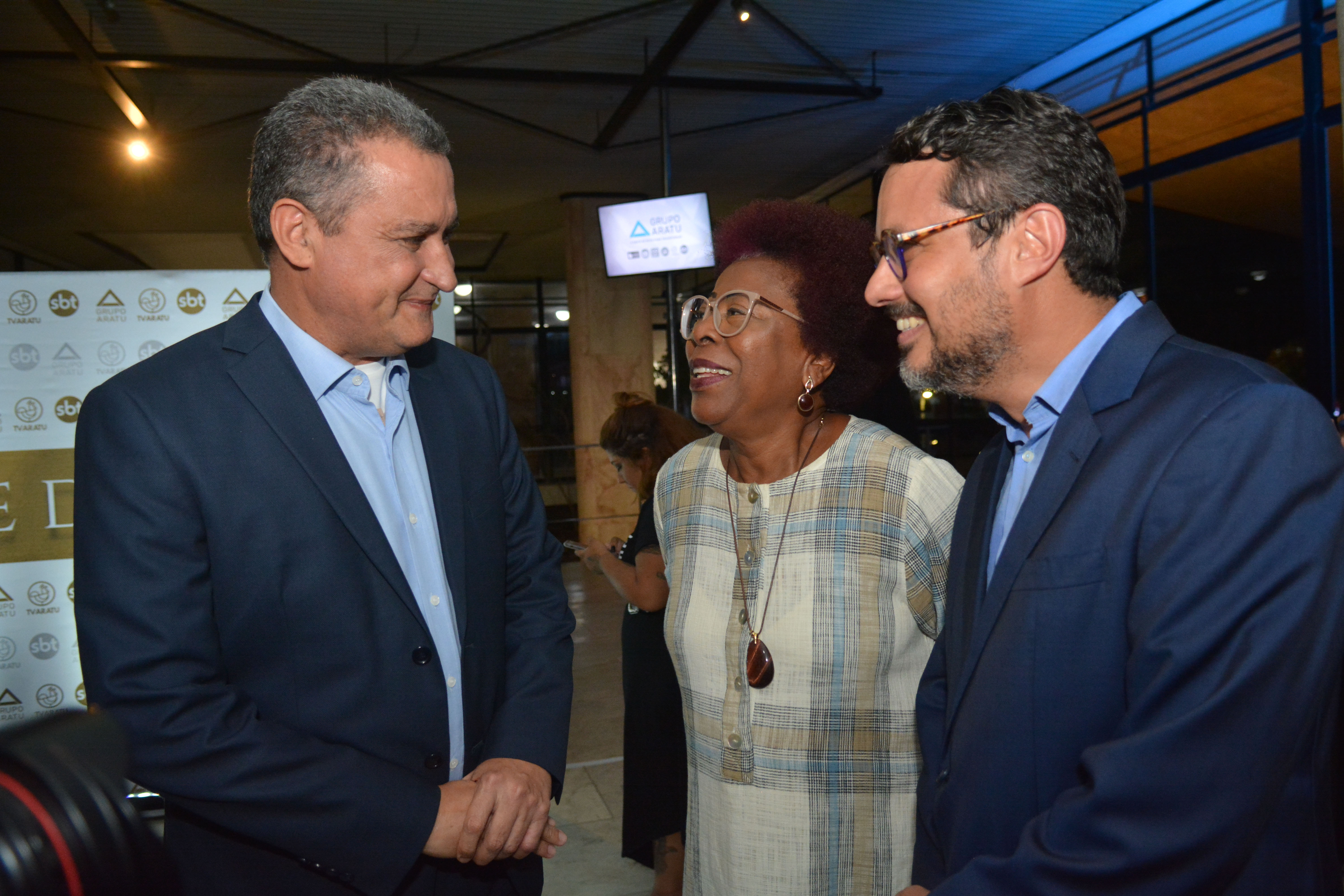 Rui Costa, Arany Santana e Fausto Franco