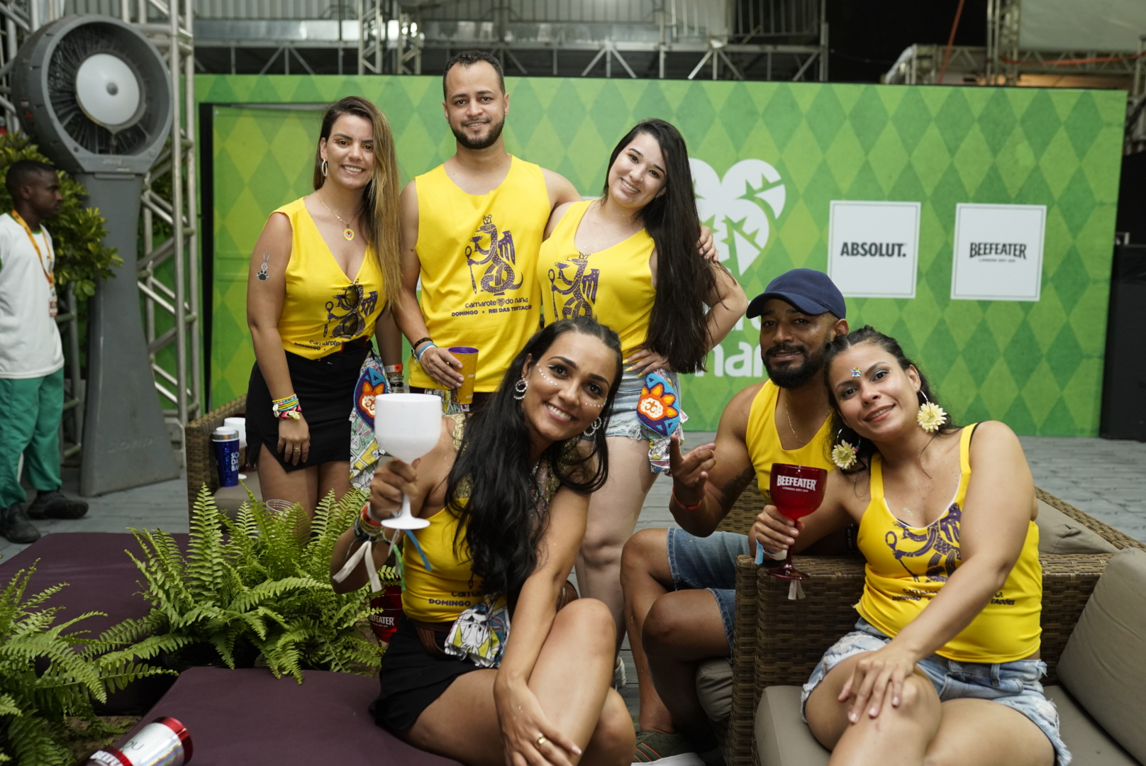 Áurea Rodrigues, Poliana Rodrigues, Rodrigo Áureo Pereira, Everton Bueno e Géssica Nunes