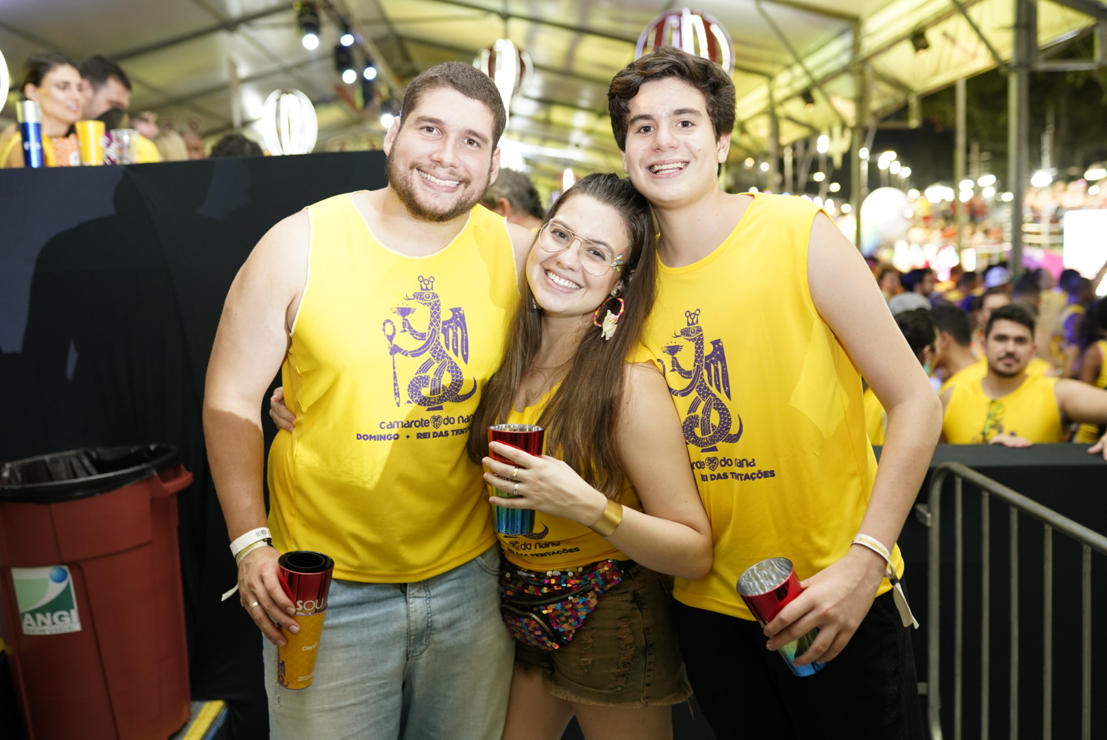 Matheus Torres, Amalia Assmar e Daniel Assmar