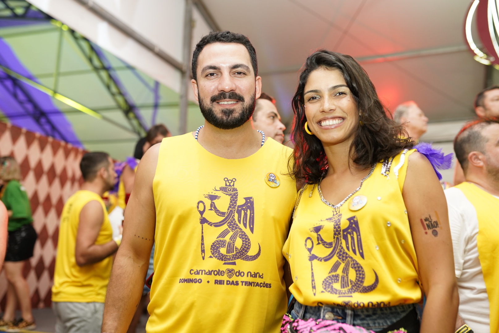 Nathália Perdomo e Rodrigo Farias