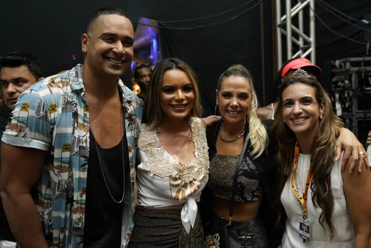 Xanddy, Danieli Fortes, Carla Perez e Roberta Roma