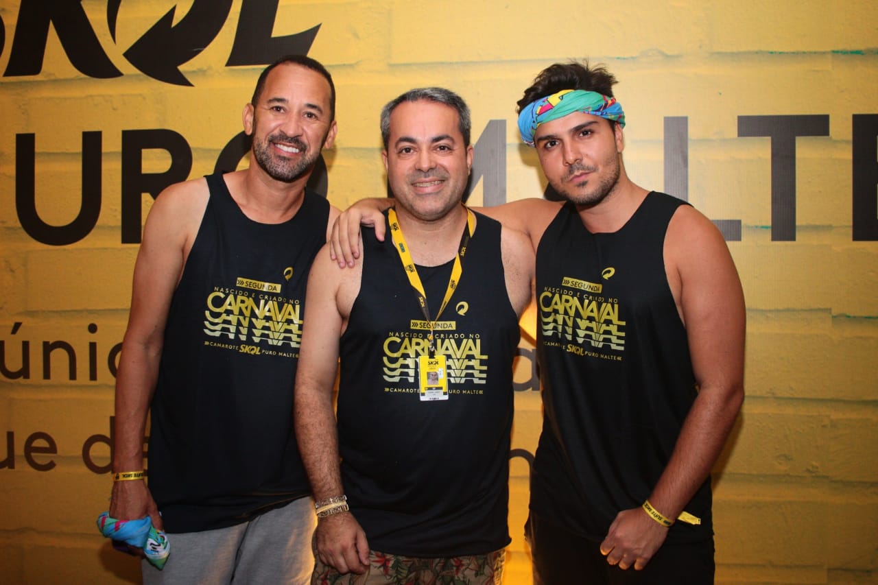 Claudinho Silva, Ginno Larry e Rafa Vachaud