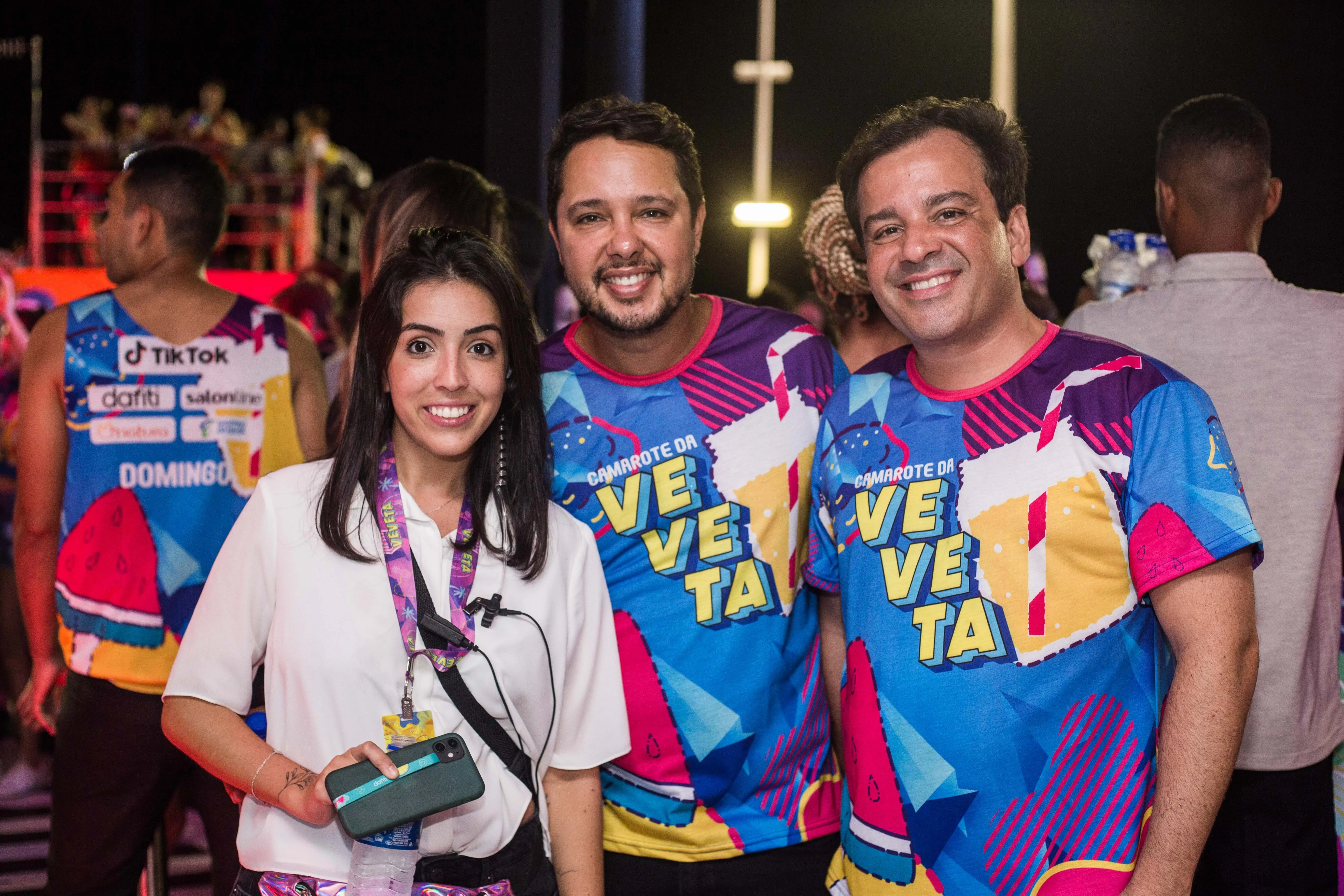Babbie Becattini, Neto Teixeira e Andreiv Vasconcelos