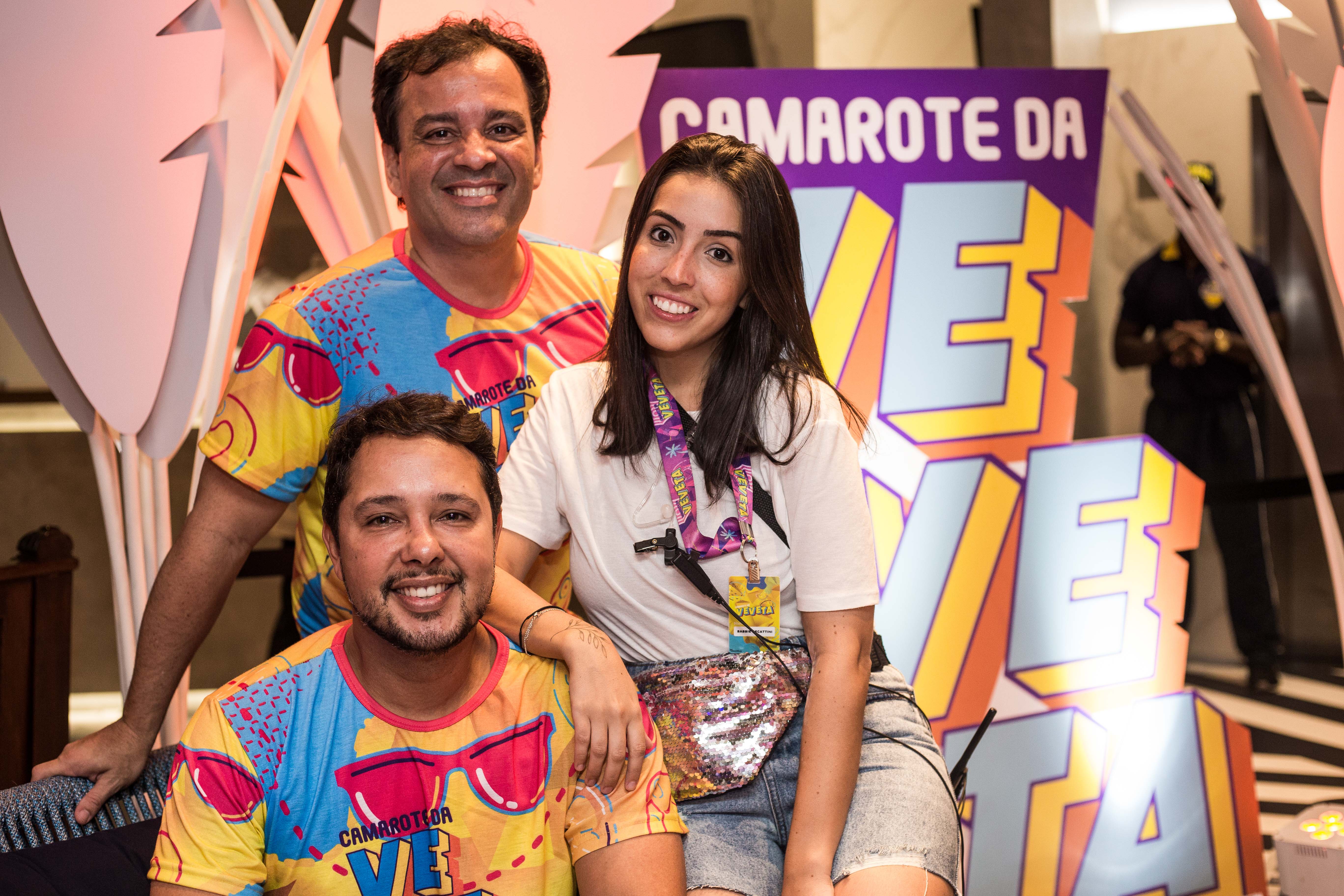 Andreiv Vasconcelos, Babbie Becattini e Neto Teixeira