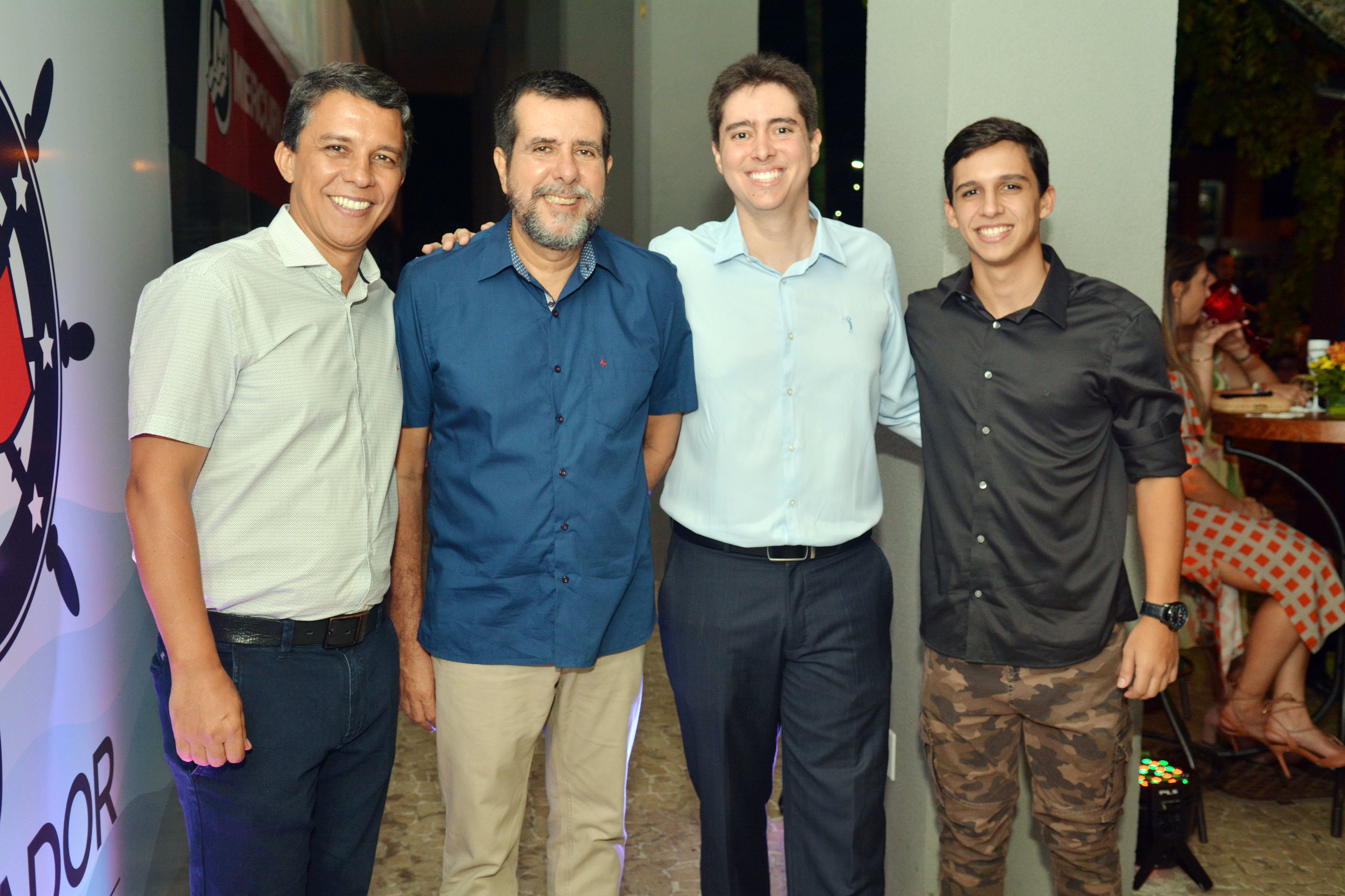 Jean Felix, Ricardo e Carlos Menezes e Gabriel Felix