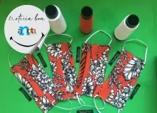 Notícia boa: Thereza Priore produz máscaras para doar a hospitais e asilos em Salvador