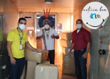 Notícia boa: 30 mil máscaras são entregues para população indígena na Bahia