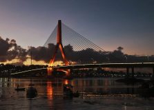 Confira as fotos da primeira ponte estaiada da Bahia, em Ilhéus