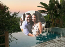 Rita Barros e Paulo Henrique Souza: temporada em Trancoso