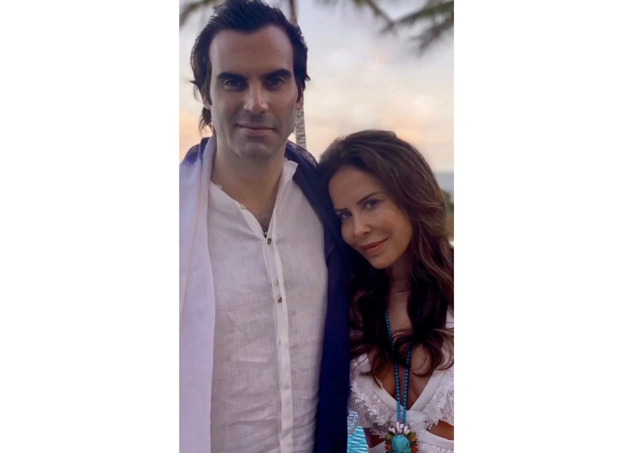 Alexandre Furmanovich e Ana Paula Junqueira, em Trancoso (BA).