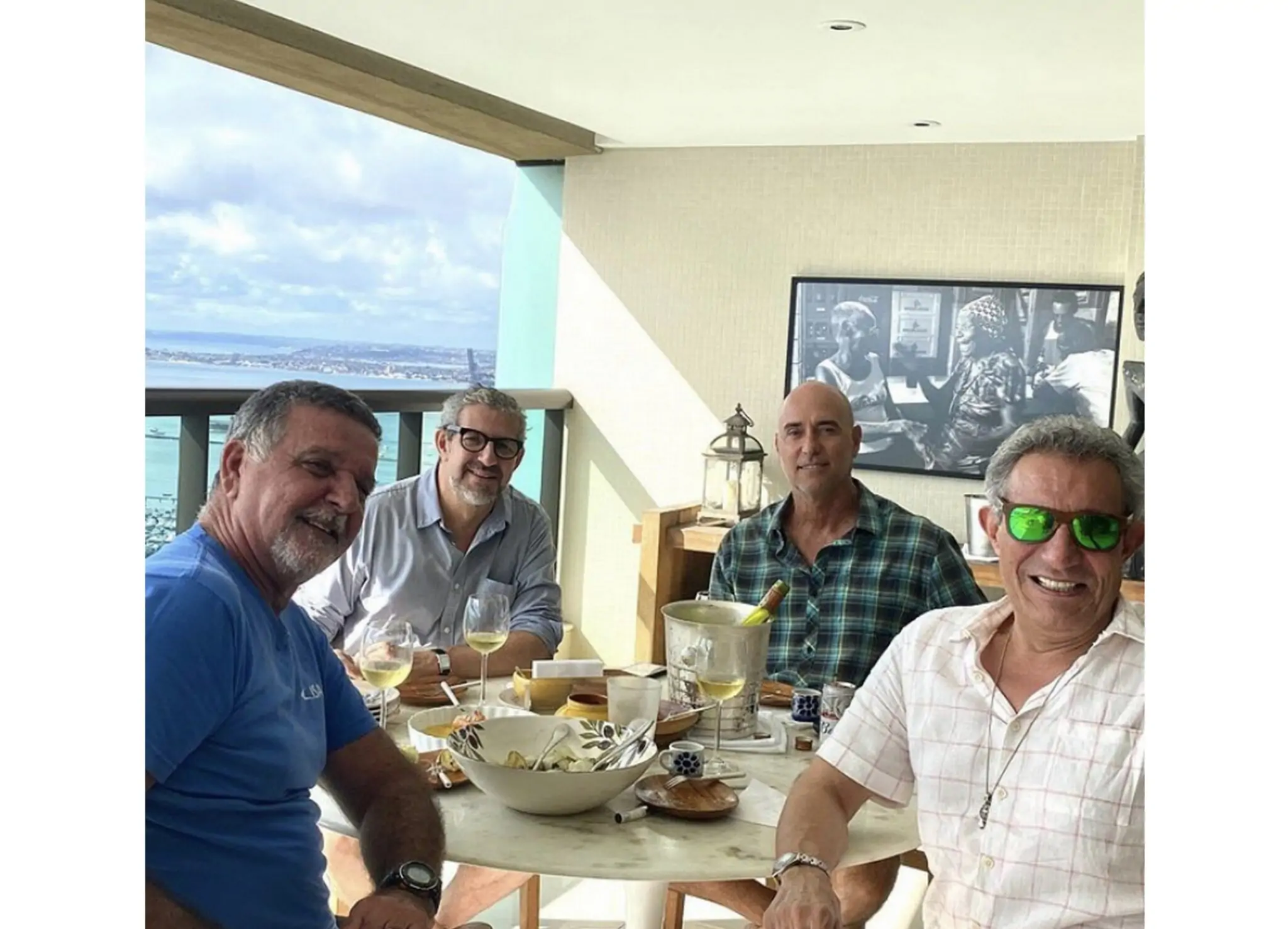 Elsior Lapo Coutinho, Pico Garcez, Aloísio Melo e Peter Bafitis, em Salvador (BA)