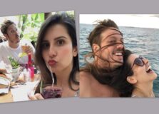 Fabio Porchat e Nataly Mega passam final de semana em Salvador