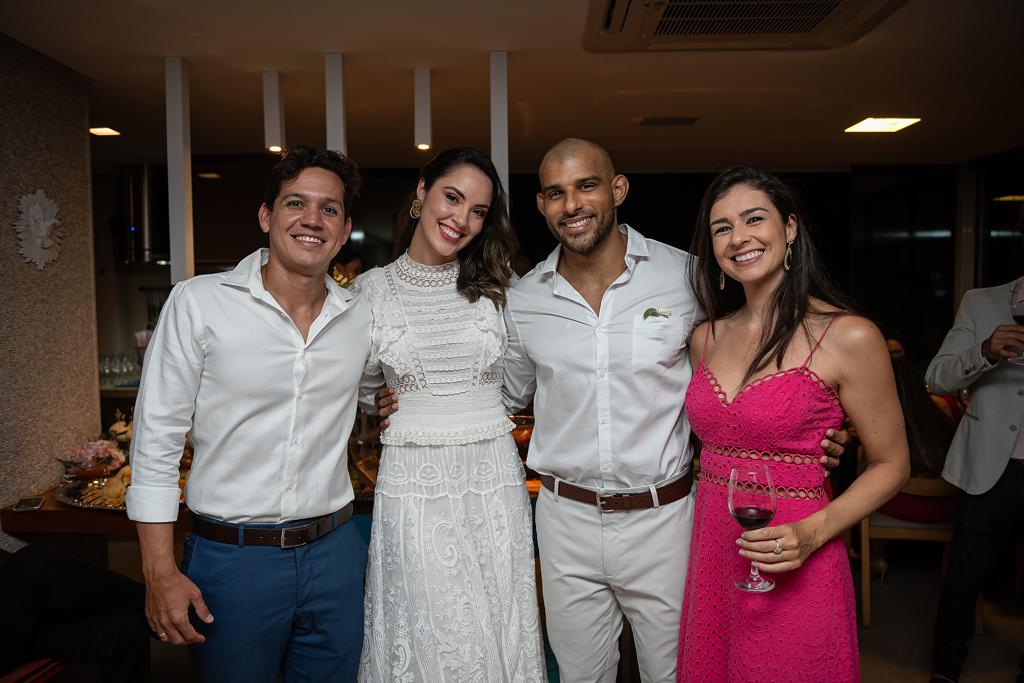 Ana Carolina Porto e Flávio Simas com Josedilson Daltro Jr e Analu Caroso