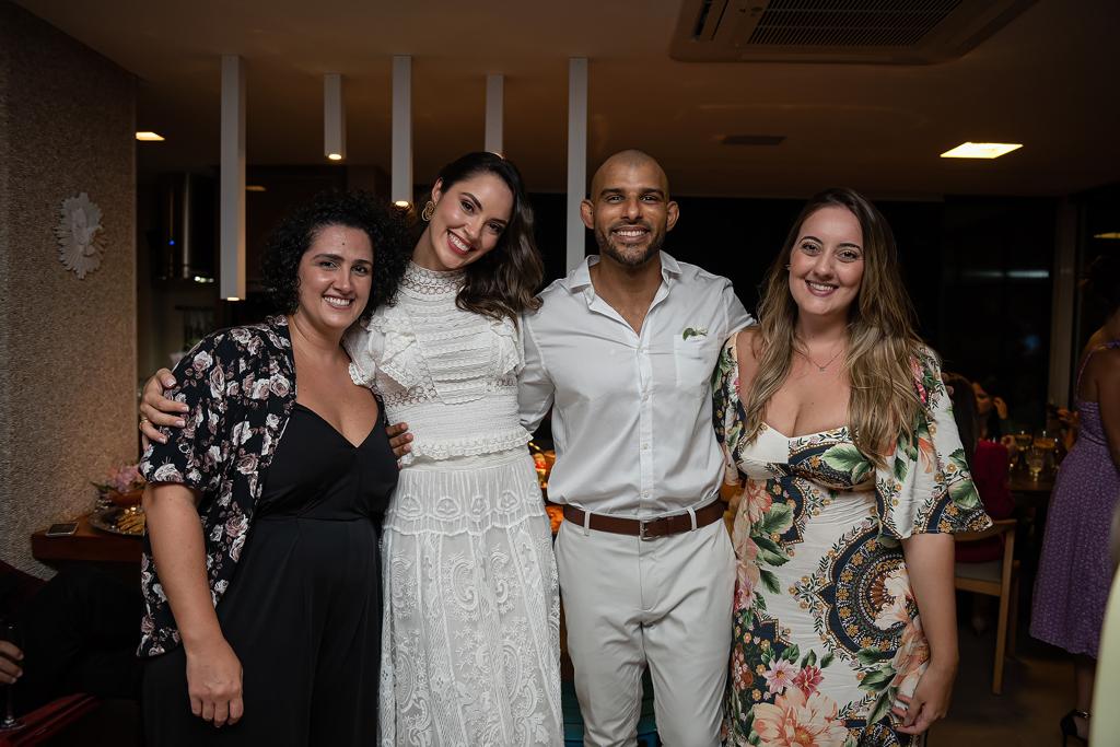 Ana Carolina Porto e Flávio Simas com Sacha Shiper e Patricia Scharf