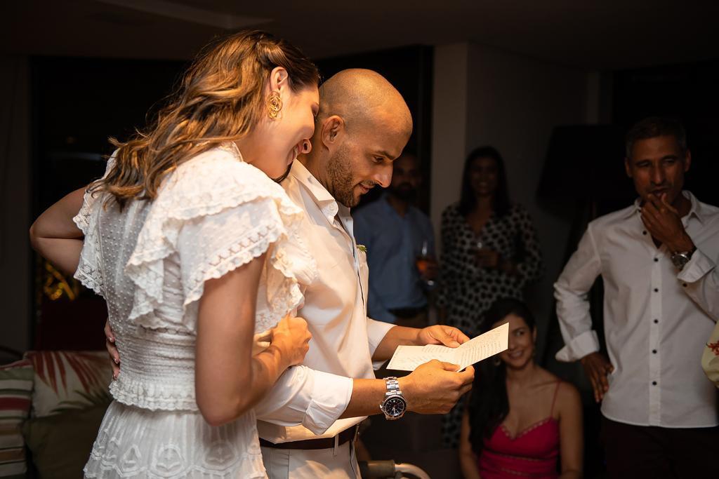 Ana Carolina Porto e Flávio Simas