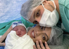 Nasceu Marina! Filha de Marianna Domizio e Victor Ventin