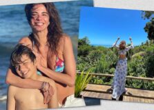 Luciana Gimenez aproveita dias de descanso em Trancoso com o filho