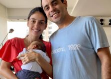 Camila Lucas e Bruno Brandão celebram o 1º mês de Bento