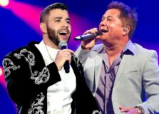 Gusttavo Lima e Leonardo anunciam live juntos