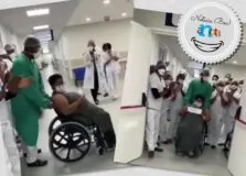 Notícia Boa: equipe do Hospital Metropolitano comemora primeira alta hospitalar