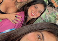 Paula Magalhães celebrou aniversário em família