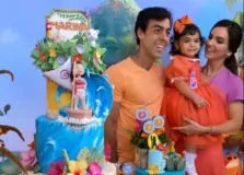 Marina, filha de Isabel e Thiago Catharino Gordilho, completou 02 anos