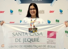 Atleta de 14 anos conquista medalhas nas Paralimpíadas Escolares pela Santa Casa de Jequié