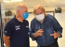 Vilfredo Schurmann visita o Museu do Mar Aleixo Belov, em Salvador