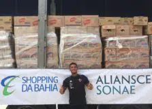 Shopping da Bahia e Aliansce Sonae doam R0 mil em alimentos para vítimas das chuvas no estado