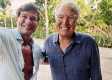 Tiago Holtz encontra Nizan Guanaes no sul da Bahia