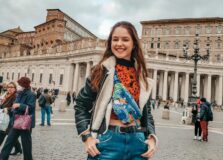 Juju Maskell retoma rotina de estudos em Roma
