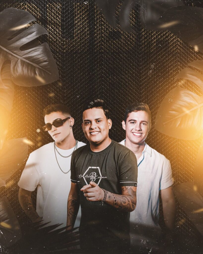 Pedro Chamusca, Thiago Aquino e Guga Meyra. Foto: Reprodução.