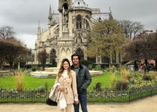 Marcelo e Marcela Maltez iniciam fevereiro em viagem a Paris