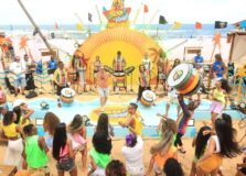 Timbalada e Olodum ferveram a plateia durante as gravações do Pida! de Verão