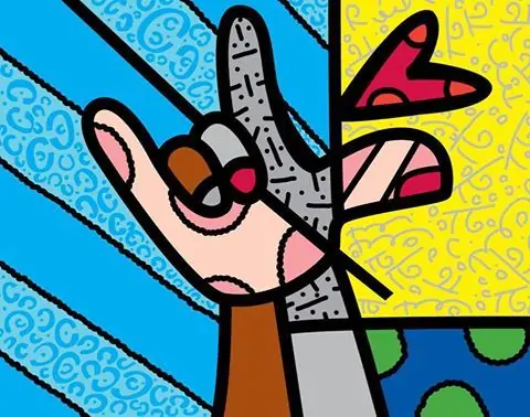 Arte de Romero Britto. Foto: Reprodução.