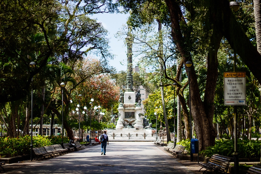 Praça Campo Grande. Foto: Reprodução.