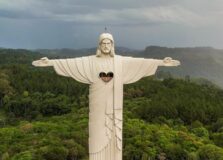 Cidade gaúcha inaugura estátua do Cristo maior do que a do Rio de Janeiro