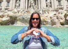 Mila Moraes realiza circuito de férias na Europa