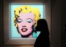 Obra de Andy Warhol que retrata Marilyn Monroe foi leiloada nos EUA