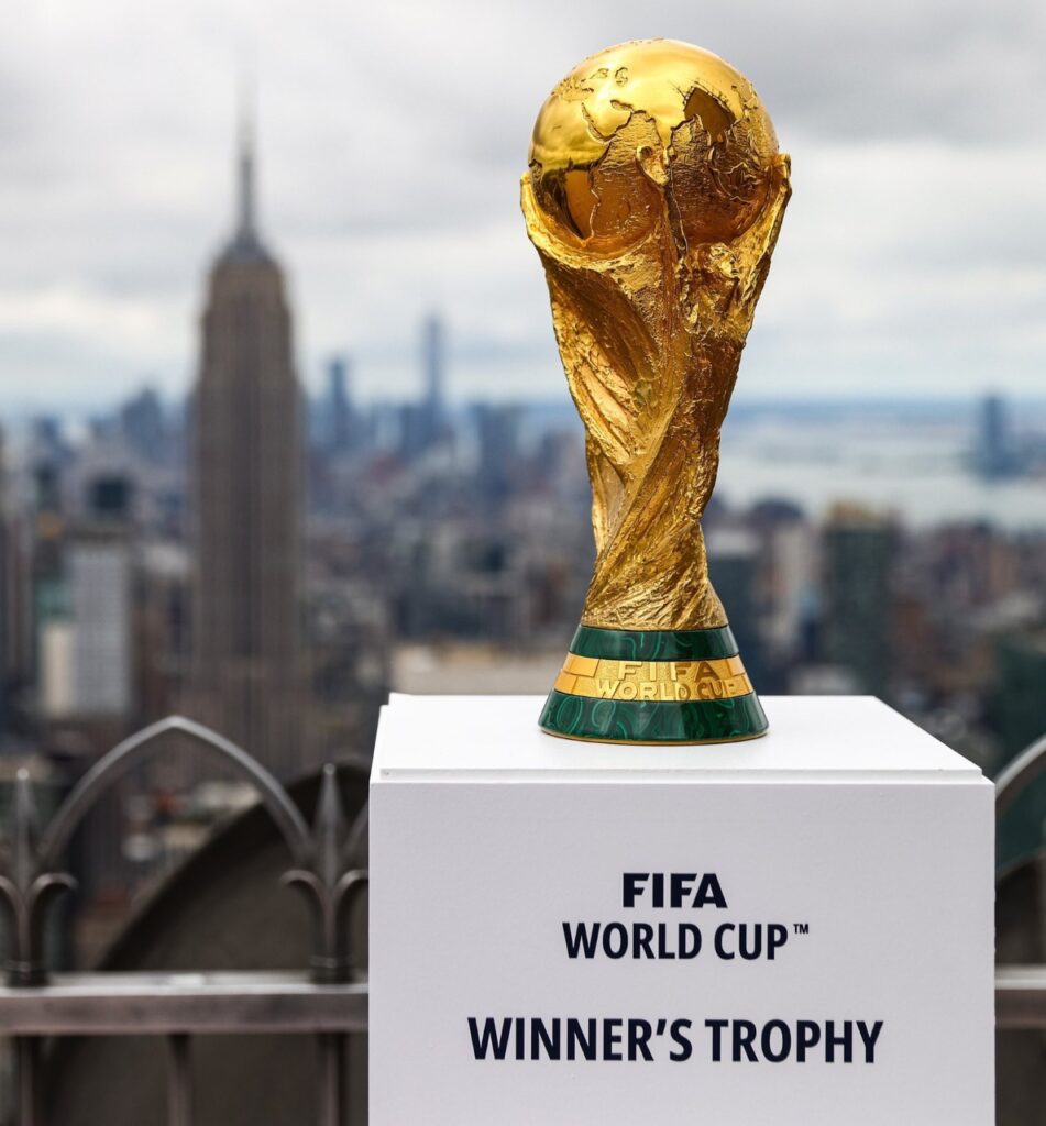 Taça da Copa do Mundo. Foto: Reprodução.