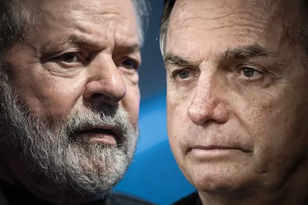 Luiz Inácio Lula da Silva e Jair Messias Bolsonaro. Foto: Reprodução.